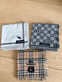 Polo Ralph Lauren & Burberry ハンカチセット
