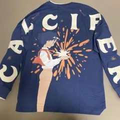 新品　ハウルの動く城　ロンT オフィシャル　スタジオジブリ　カルシファー　M