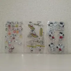 スヌーピー　シール　3枚セット　ボンドロ