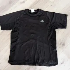 adidas 黒 半袖Tシャツ