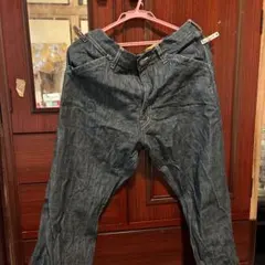 360 D.G. ストレートデニム ダークブルー