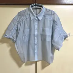 ★☆BONLECILL☆2wayドロストスリーブシアーギャザーシャツのサムネイル