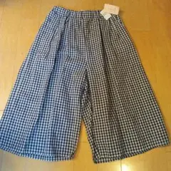 お値下げ　サマンサモスモス　リネンブレンド　ガウチョパンツ新品タグ付き