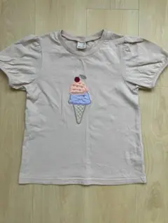 petit main★アイスクリーム★ Tシャツ★くすみピンク★120