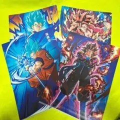ドラゴンボールヒーローズ クリアファイル 4장 세트