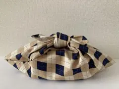 あずま袋（C717）アーガイルチェックお弁当袋内袋ハンドメイドあづま袋