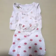 プチバトー肌着１枚、西松屋メッシュ肌着２枚（綿100%）