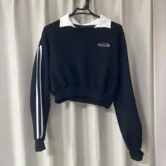 長袖ショート丈トップス