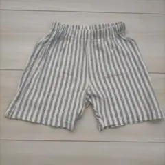 ストライプ柄 80cm 半ズボン 綿100%