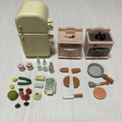 シルバニアファミリー　冷蔵庫　キッチン　コンロ