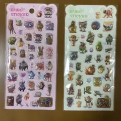 イタリアンブレインロットEMBO STICKER／3D・ぷくぷくシール ２シート