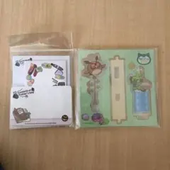 新品　ポケモン　アクリルスタンド　カビゴンのあくび　ホーホーとサルノリ