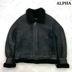 イタリア製【リアルムートンジャケット】ラムレザー ショート丈 ブラック 羊革▲ イタリア製【リアルムートンジャケット】ラムレザー ショート丈