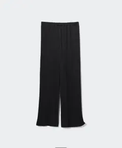 ユニクロ　プリーツストレートパンツSレディース