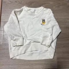 ベビー トレーナー クマ 刺繍 80サイズ