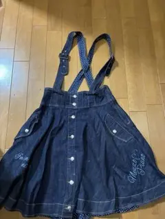 メゾピアノ mezzo piano junior 160 濃紺デニムスカート