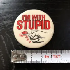 ビンテージ 70’s スラング メッセージ 缶バッジ