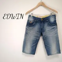 EDWIN ショートパンツ ジーパン デニム生地 カジュアル 夏物 ラフ