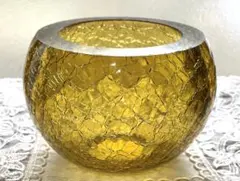 アンティーク　ガラス製　花器　置物　インテリア