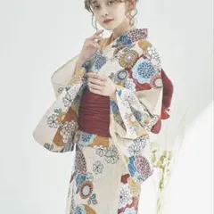 Dita 浴衣 夏色の花重ね 浴衣・帯・下駄3点セット - メルカリ
