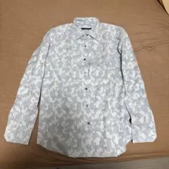 INTERMEZZO 長袖シャツ カモフラ柄 ライトブルーのサムネイル