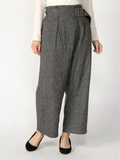 Samansa Mos2 / stripe pants KINARI