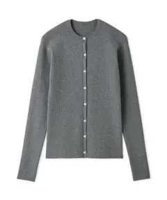 【Mila Owen】クルーネックリブカーディガン