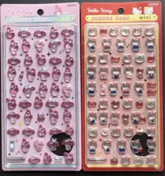 [正規品]マイメロディ・ハローキティ ボンボンドロップミニシールセット