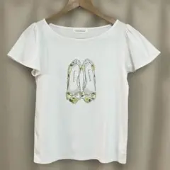 【専用】クチュールブローチ半袖カットソーTシャツ36 Sサイズのサムネイル
