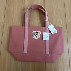 FEILER フェイラー オールドテディ ワッペントートバッグ ピンク L