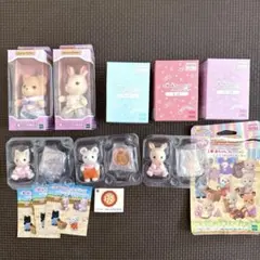 シルバニアファミリー　キラキラくじ　ゆめふわver C賞　D賞　E賞　8点セット