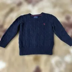 Ralph Lauren キッズ　ケーブルニット　100cm