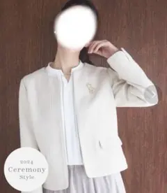 ノーカラージャケット タケオキクチ　L