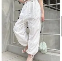 chico　 裾絞りカーゴパンツ サイズ1 ナイロンパンツ