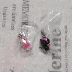 ハローキティ　めじるしアクセサリー 　お花キティ　小悪魔　ガチャガチャ チャーム