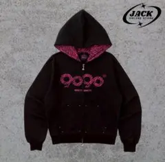 9090 girl OG Logo Zip Hoodie M