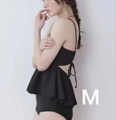 SEA DRESS ブラック ペプラム セパレート水着 ビキニ Mサイズのサムネイル