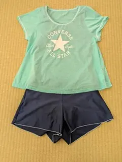 コンバース　水着　女の子　セパレート　160