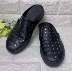 美品✨バンズ SLIP ON MULE スリッポンミュール スタッズ　黒のサムネイル