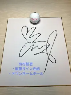 2026年最新】有村智恵サインの人気アイテム - メルカリ