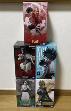 ヒロアカ　NARUTO ワンピース　他　プライズフィギュア　5個　まとめ売り