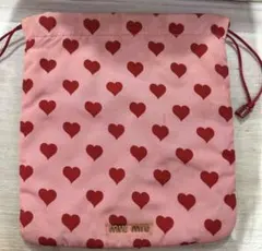 希少】miumiu/ミュウミュウ さくらんぼ 巾着 バッグ ナイロン イタリア 
