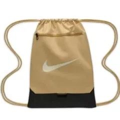 Nike ドローストリングバッグ ベージュ/黒
