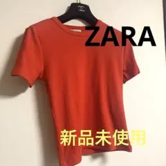 新品未使用★ ZARA 赤 半袖 Tシャツ クロップド ♡海外、韓国、y2k好き