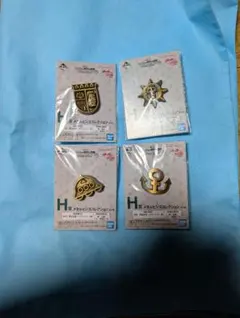 ジョジョ 一番くじ H賞 メタルピンズコレクション 4種セット