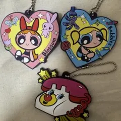 パワーパフガールズ 一番くじ ラバーキーホルダー 3個セット