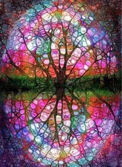 A3額付き アート オリジナルアート 絵画 原画 アクリル画 抽象画