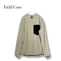 フィールドコア サーマルテックフリース クルーネック ベージュ M ワークマン