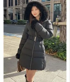 RESEXXY フード付ダウンコート