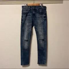 asos エイソス 》 タグ付き 新品 スキニーパンツ ネイビー デニム 
